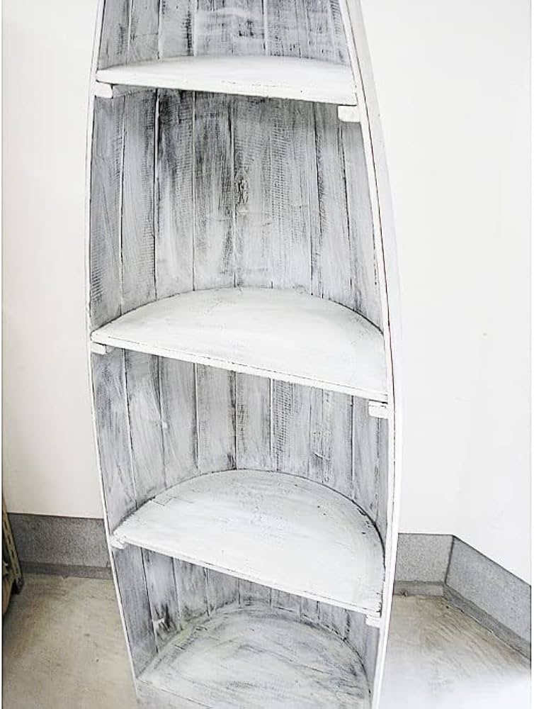 バリ家具 舟のラック ブラウンL４段 H.約198cm アジアン雑貨 アジアン家 バリ家具 舟のラック ブラウンL4段 H.約198cm アジアン雑貨 アジアン家