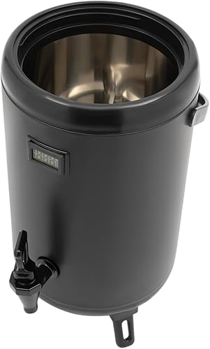 Miniatura 6 de Dispensador de bebidas calientes de 2.64 galones10L de acero inoxidable con aislamiento dispensador de bebidas frías y calientes con termómetro y
