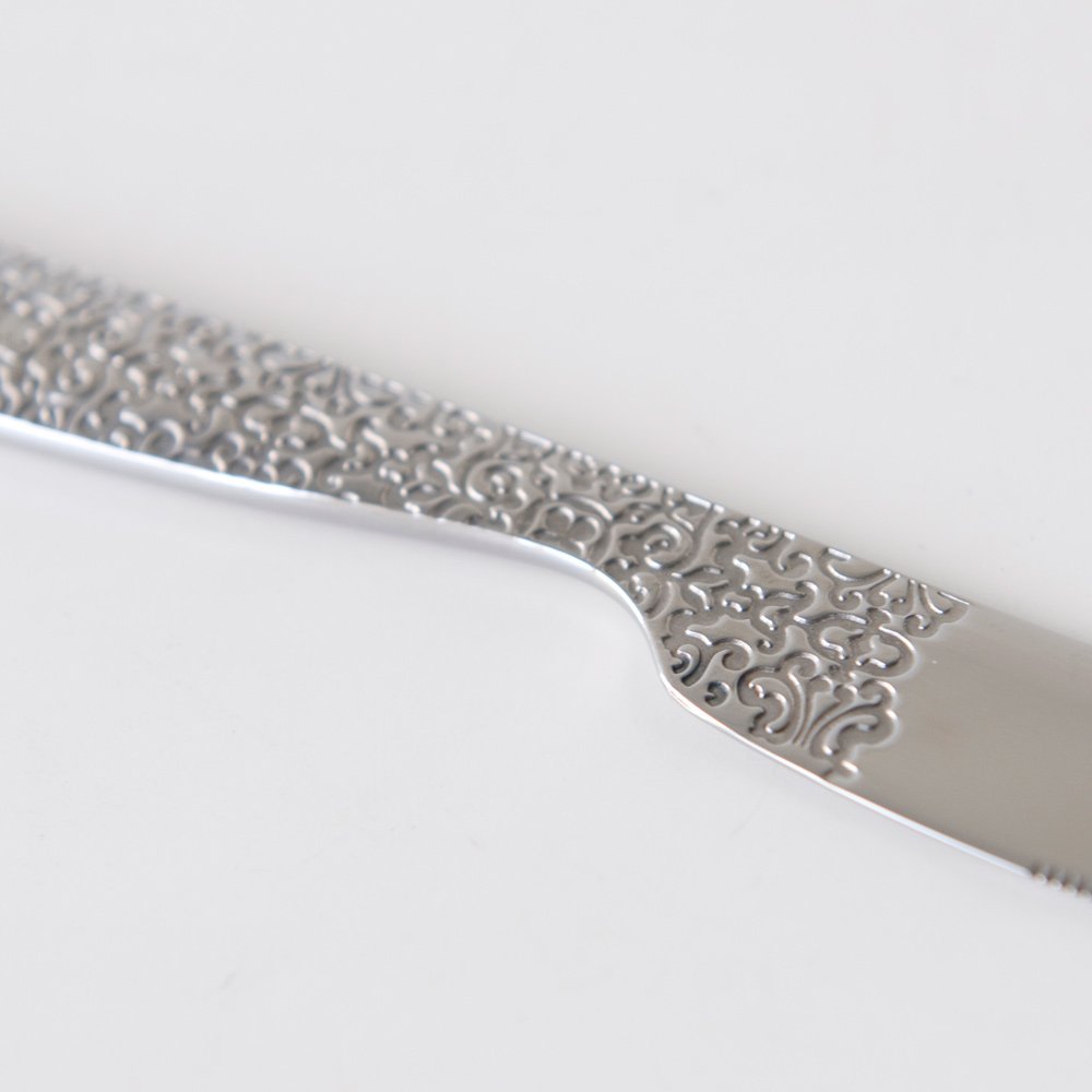 Alessi MW03/6 Couteau à dessert Acier Argent 3,00 x 22,00 x 5,50 cm