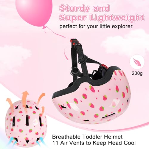 Image of Toddler Helmet, Baby Infant Kids Bike Helmet for Kids Age 1-3 /2-4 /3-5 /5-8 Adjustable Toddler Bike Helmets for Boys Girls for Scooter Skateboard Cycling