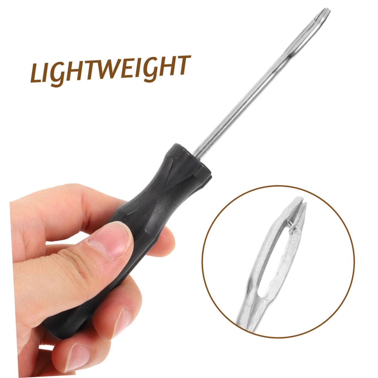 HAPINARY 6pcs Tubeless Tire Repair Kit Easy Use Tire Tools for Cars Motorcycles and Portable and