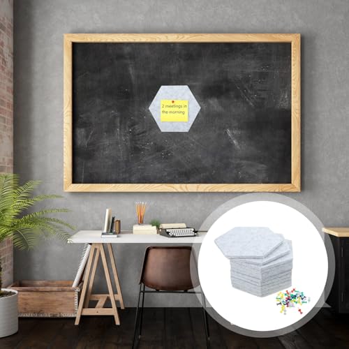 Affichage de bureau tapis insonorisation tableau mural feutre hexagonal - 6
