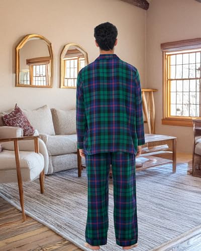Alexander Del Rossa Men's Soft Cotton Flannel Pajamas Lounge Set