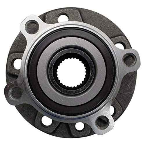 Image of TRQ Left and Right Wheel Bearing & Hub Assembly Set with ABS Sensor 2 Piece for 2016-2022 Fiat 500X 2016-2018 500X AWD 2015-2021 Jeep Renegade 2015-2021 Renegade AWD