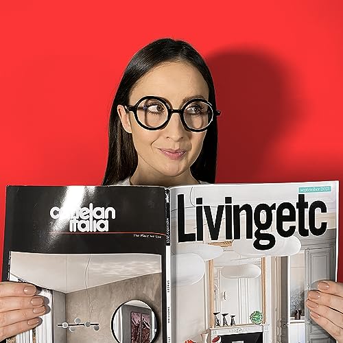 LONDON MOLE® Artist reading glasses, Gloss Black, 140 mm bredd - Image 2