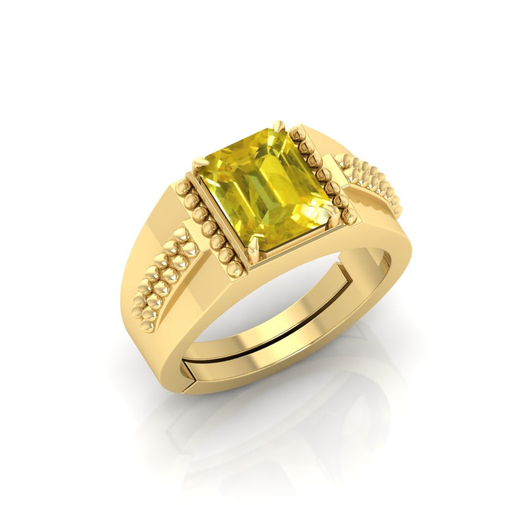 Bague saphir authentique en panchdhatu pour harmoniser vos énergies - 3