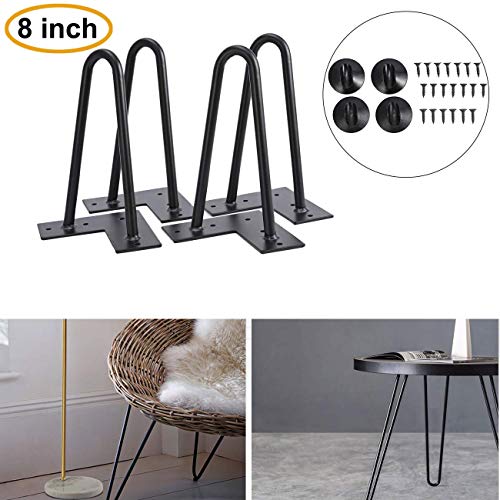 4er Set Hairpin Leg Haarnadelbeine Tischbeine Tischkufen Tischfüße DIY 30 cm