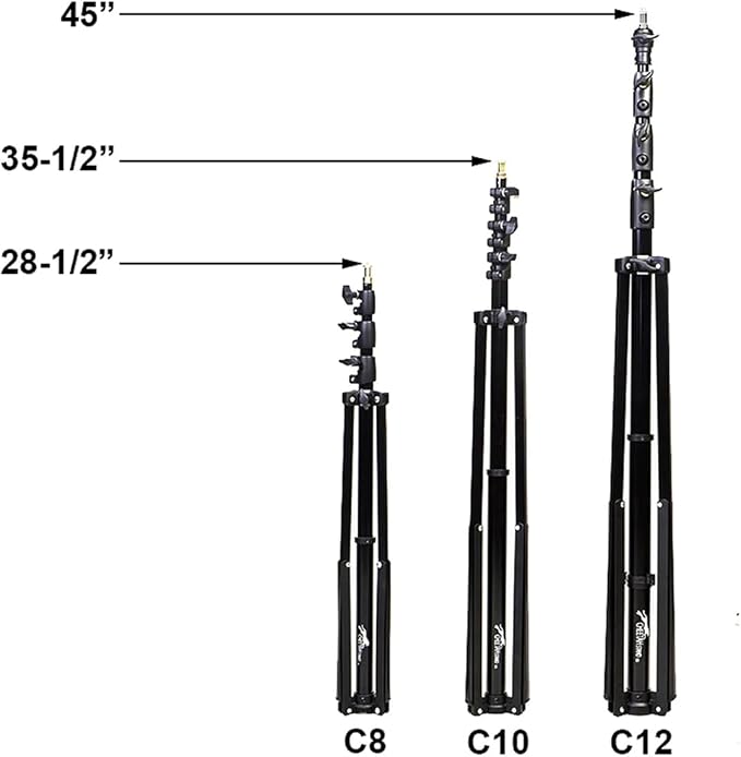 Set de 2 Soportes para Luces Cheetah Stand C10 10 Ft miniatura 4