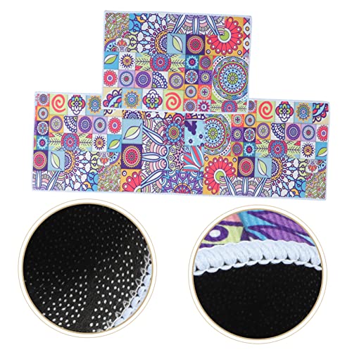 Tapis de sol cuisine antidérapant en polyester lot de 2 pcs Zerodeko - 5