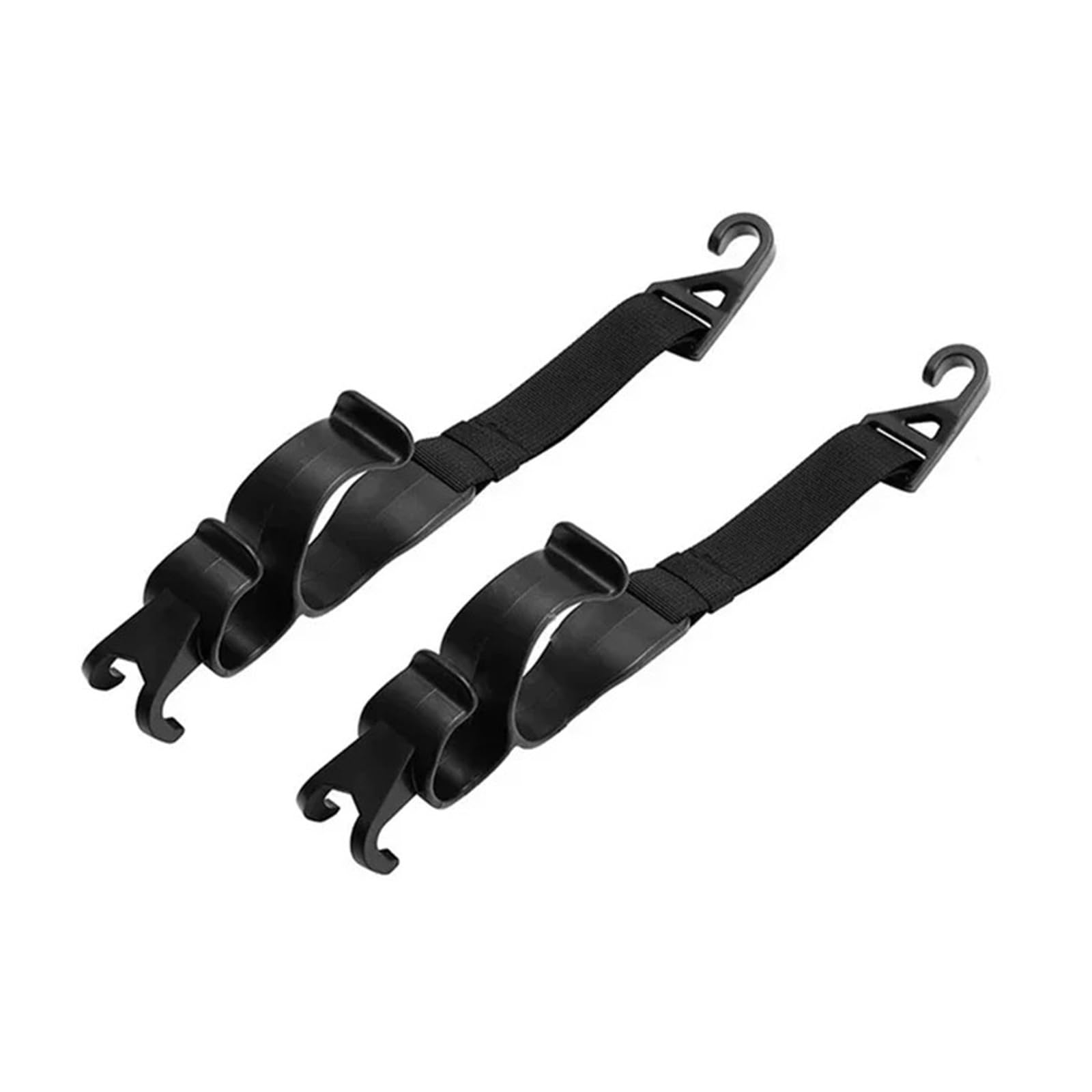KXFVYNE 2Pcs Car Back Hook Multifunctional Rear Headrest Holder Adjustable Umbrella Trunk Mount Interior Accessories(for car)