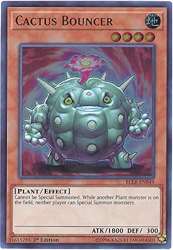 Amazon.com: Yu-Gi-Oh! - Cactus Bouncer BLLR-EN049 Ultra Rare 1st Edition :  Toys & Games