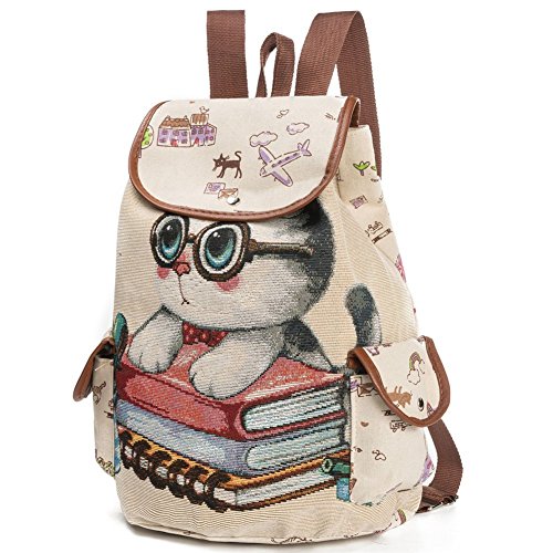 Sac à dos femme enfant beige BP124 fini le sac trop lourd en voyage