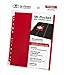 Ultimate Guard 18-Pocket Pages Side-Loading Red (10) Card Binders Sheets