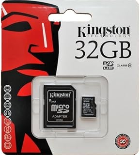 Kingston 32GB Micro SD Micro SDHC Memory Card With SD Adapter For Tesco Hudl, Hudl 2 Tablet, Sony Xperia Tablet Z Wi-Fi Tablet, HP Hewlett Packard Slate 7 Tablet, Archos 101 Tablet, Motorola XOOM MZ604 Tablet, Prestigio MultiPad PMP5080B Tablet, Medion