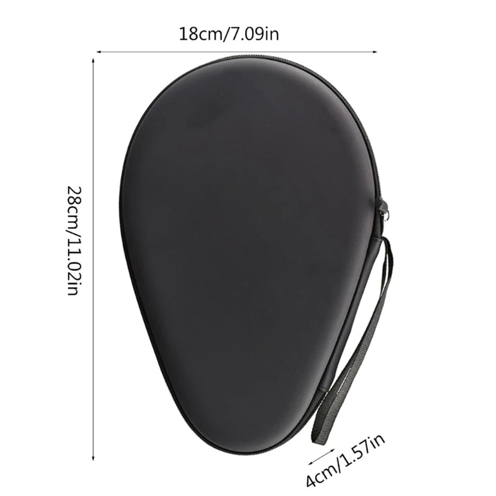 Custodia for racchetta da ping pong Custodia protettiva con cerniera Custodia for paddle da ping pong Borsa for pipistrelli Borsa impermeabile Per Ping Pong