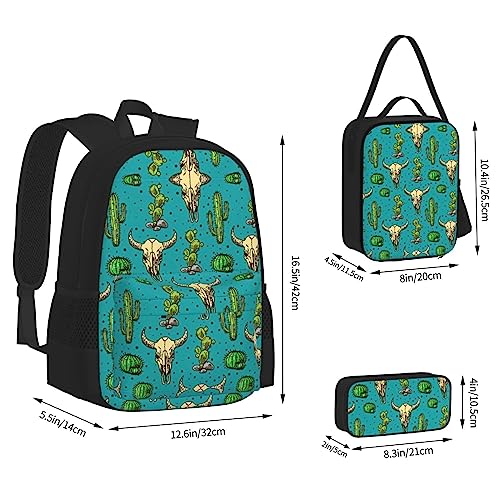 Sac à dos de voyage léger peau de vache résistant avec kit déjeuner