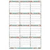 2026 Calendar - Yearly 2026 Wall Calendar, January 2026 - December 2026, 22.4''x34.6, Paper Folded Wall Calendars 2026, Large Wall Calendar 12 Month One