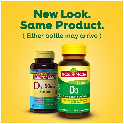 Nature Made 2585 Vitamin D3 2000 Iu (50 Mcg), Dietary Supplement thumb #10