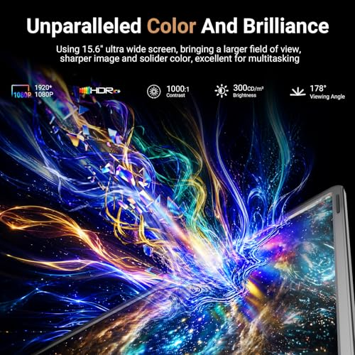Image of LXU 15.6 inch Laptop Screen Extender Monitor Portable