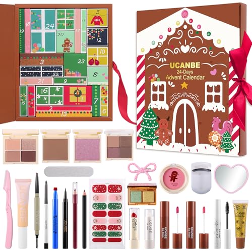 Makeup Advent Calendar 2025, 24 Days Christmas Gift Makeup Sets
