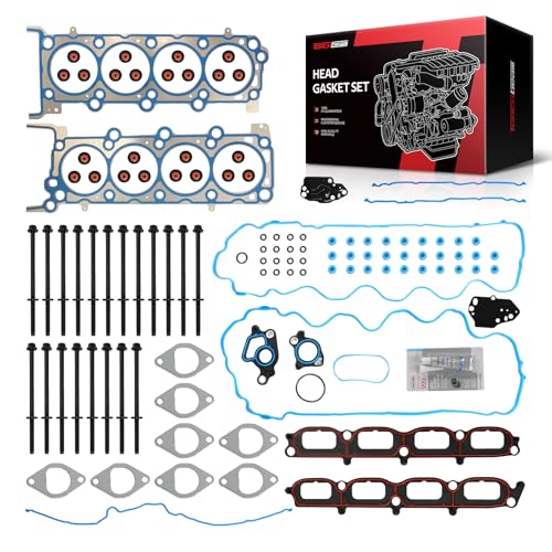 Image of Torchbeam Head Gasket Kit, Engine Cylinder Head Gasket Set Fit for Ford F-150 2004-2006 5.4L, Expedition F-250 F-350 Super Duty Navigator 2005-2006, Lincoln Mark LT 2006, OE# HS26306PT ES72798 GAT8021