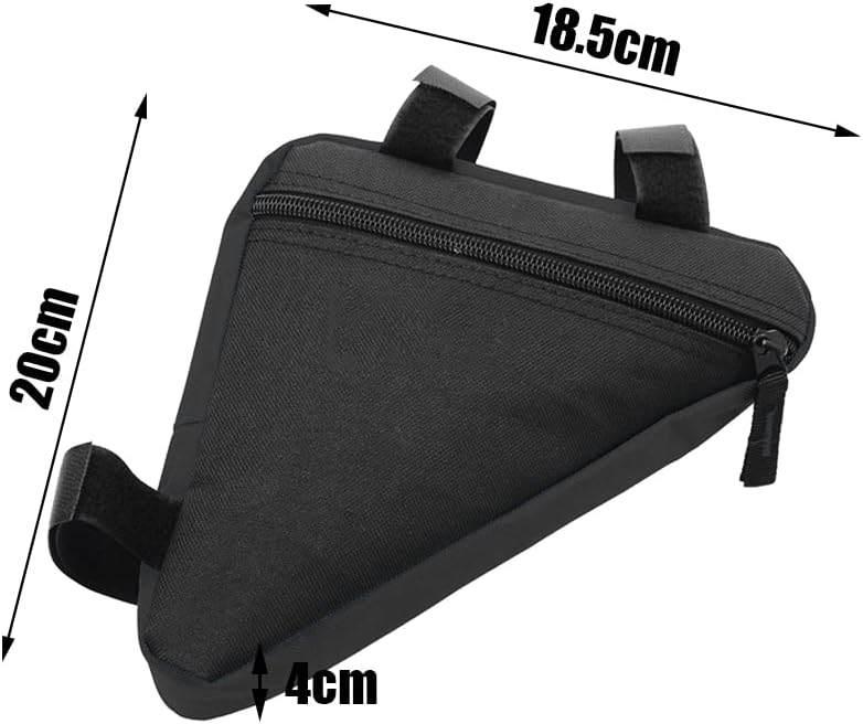 woojfcang Bike Frame Triangle Bags Saddle Frame Triangle Storage Bags Cycling Pouch Storage Tube Bags for Mountain Bike Bicycle Cycling - Image 3