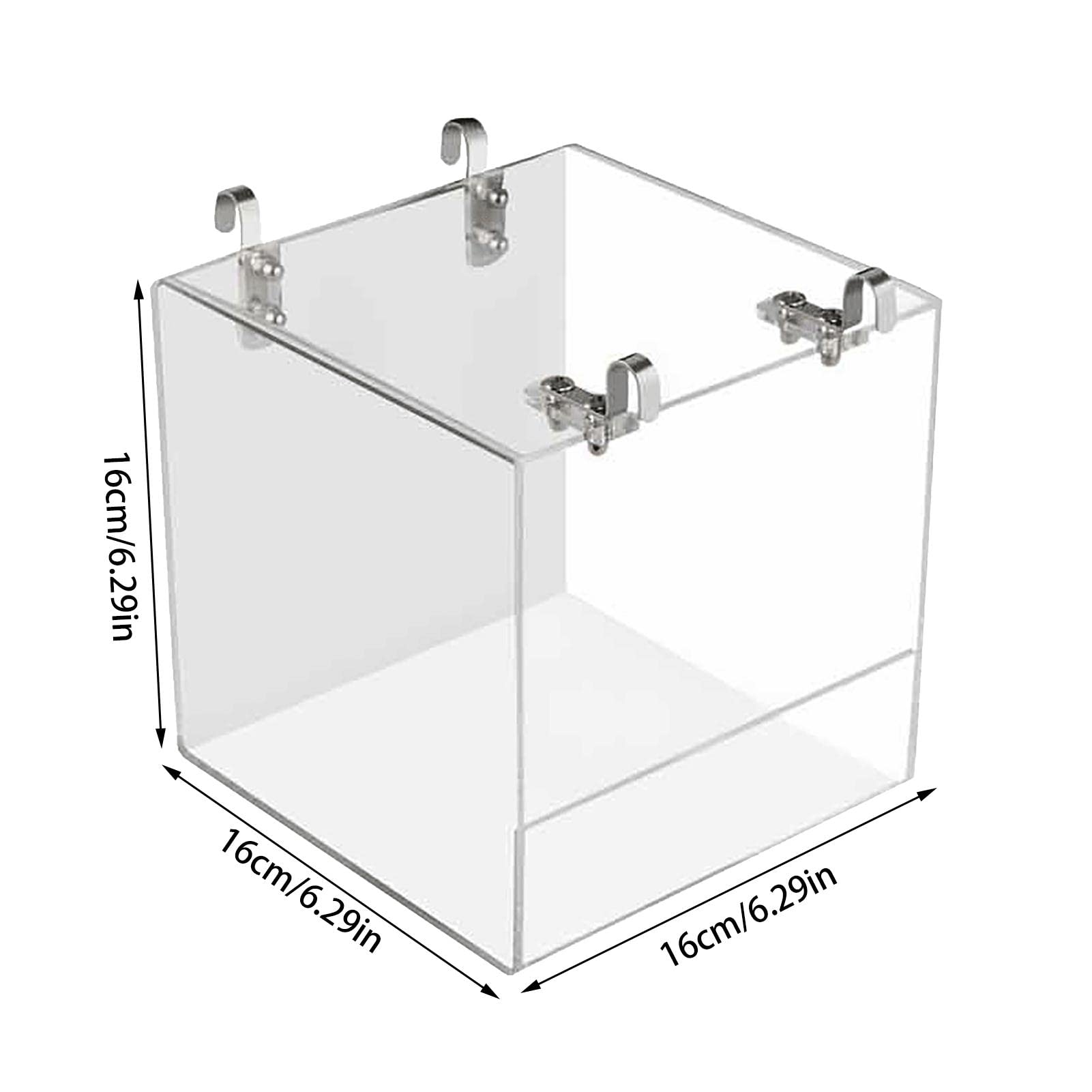 Vogel-Badewanne zum Aufhängen Vogel-Badewannen-Käfig – tragbare transparente Vogel-Röhren-Duschbox mit Haken Haustier-Papageien-Wellensittich-Sittich-Nymphensittich-Käfig-Wasserdusche