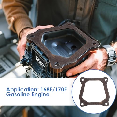 Image of Predator Hemi 212 Carburetor Exhaust Intake Gasket Kit, Small Engine Carb Head Gaskets Material Compatible with 196cc 212cc GX160 GX200 Power Equipment (212cc /GX160 Full Gasket Set)