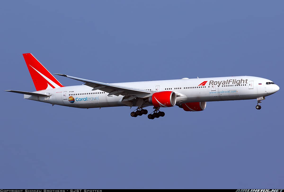 Jc Wings 1/200 LH4259 Boeing 777-300ER Royal Flight VP-BGK Scale 1