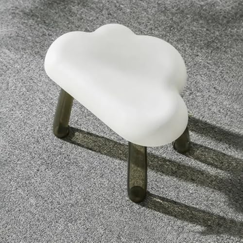 Taburete de baño de plástico transparente para inodoro, antideslizante, silla baja, escalón, escalón, tabla pequeña