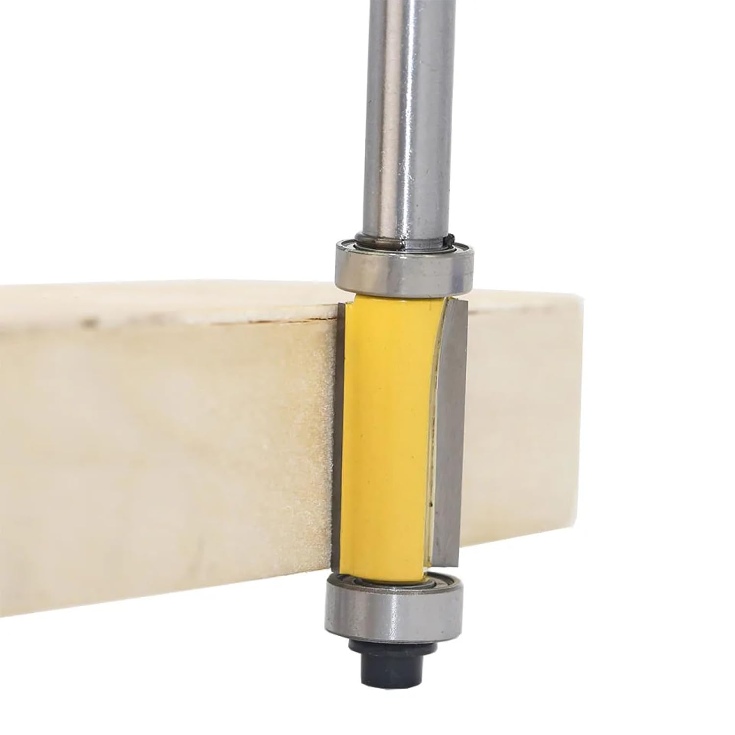 1pcs Flush Trim Router Bit Top Bottom Bearing 8'' Shank Woodworking Tool Woodworking Router Bits