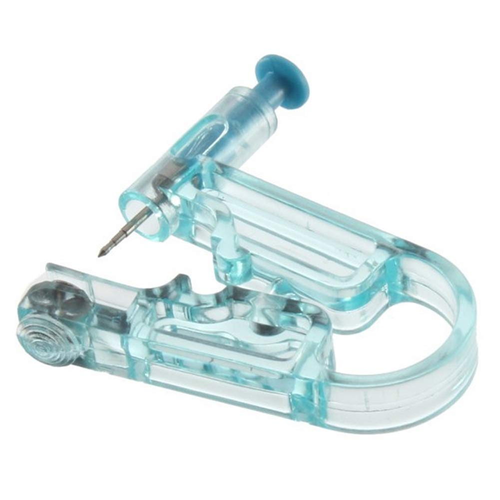 tbpersicwT Manual Disposable Safe No Pain Ear Piercing with Ear Stud Asepsis Piercing Tool, Ear Piercing Tool