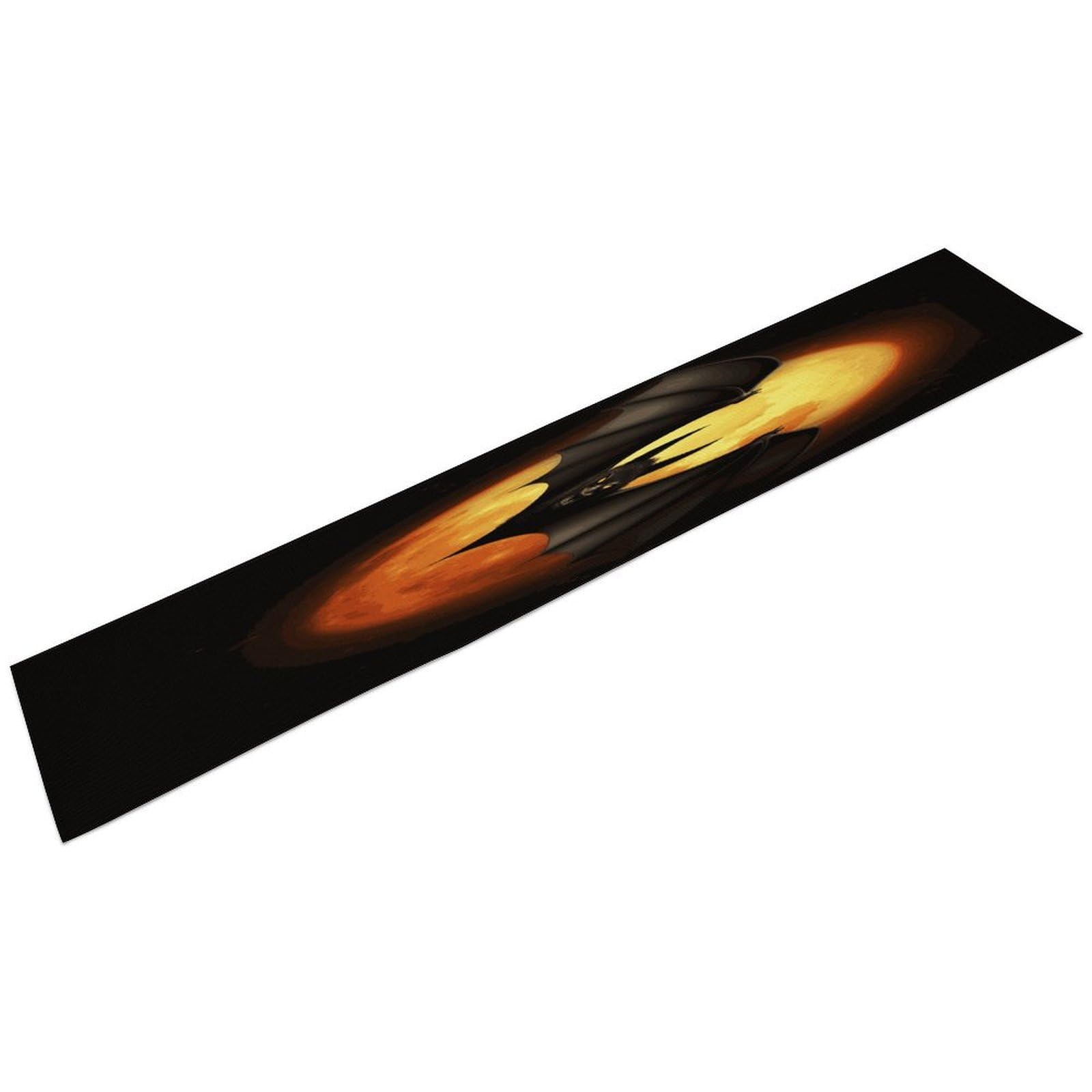 Btcowzrv Style Halloween Bat Linen Table Runner 72.4 Inches Long, Machine Washable Table Runner For Party Kitchen Dining Table Coffee Holiday Party Decor, 13.4"X72.4"