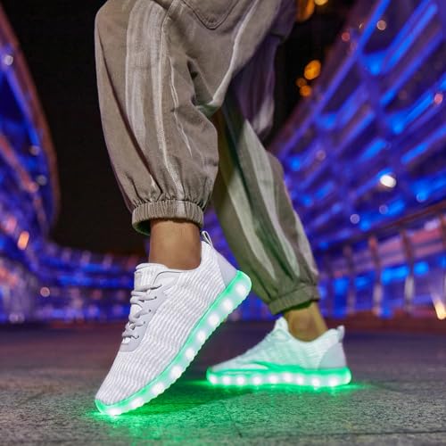 Image of Light Up Shoes for Women Men, LED Sneakers USB Charging Unisex Adult Glow Party Cool Dancing Shoes
