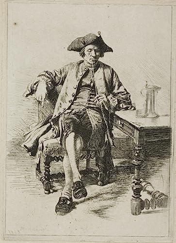 Toile Meissonier Le Grand Fumeur 58x90cm pour habiller un mur vide