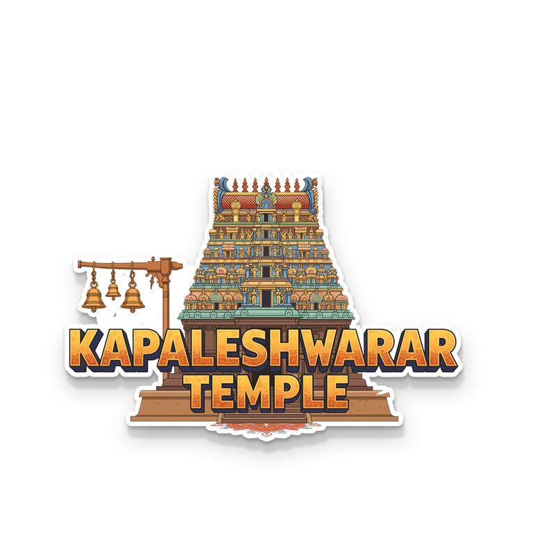 Image of Kapaleshwar Fridge Magnets, Glossy Finish, Stylish Magnet for Fridge, Wardrobe & Metal Surfaces