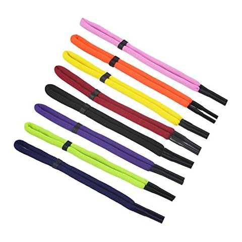 luckkyme Pack of 8 Adjustable Sports Sunglasses Straps Floating Foam Glasses Straps Eyeglass Retainer Cover