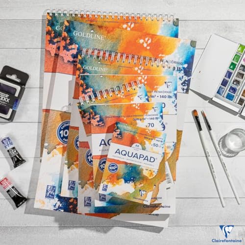 Bloc acuarela Clairefontaine Aquapad A5 para pintar paisajes en tus viajes de arte 2