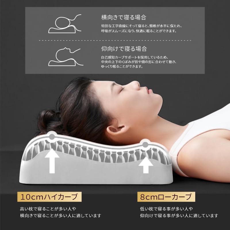 Amazon｜E-UP 枕 まくら TPE ハチの巣 柔らかい 首が痛くならない 人気