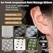 Ear Seeds Acupuncture Kit Crystal Ear Beads, Ear Seeds Acupuncture Point Massage Stickers Patches, Relaxation, Energy Flow and Excellent Durability to Support Your Beauty (Big Pearl-20pcs)