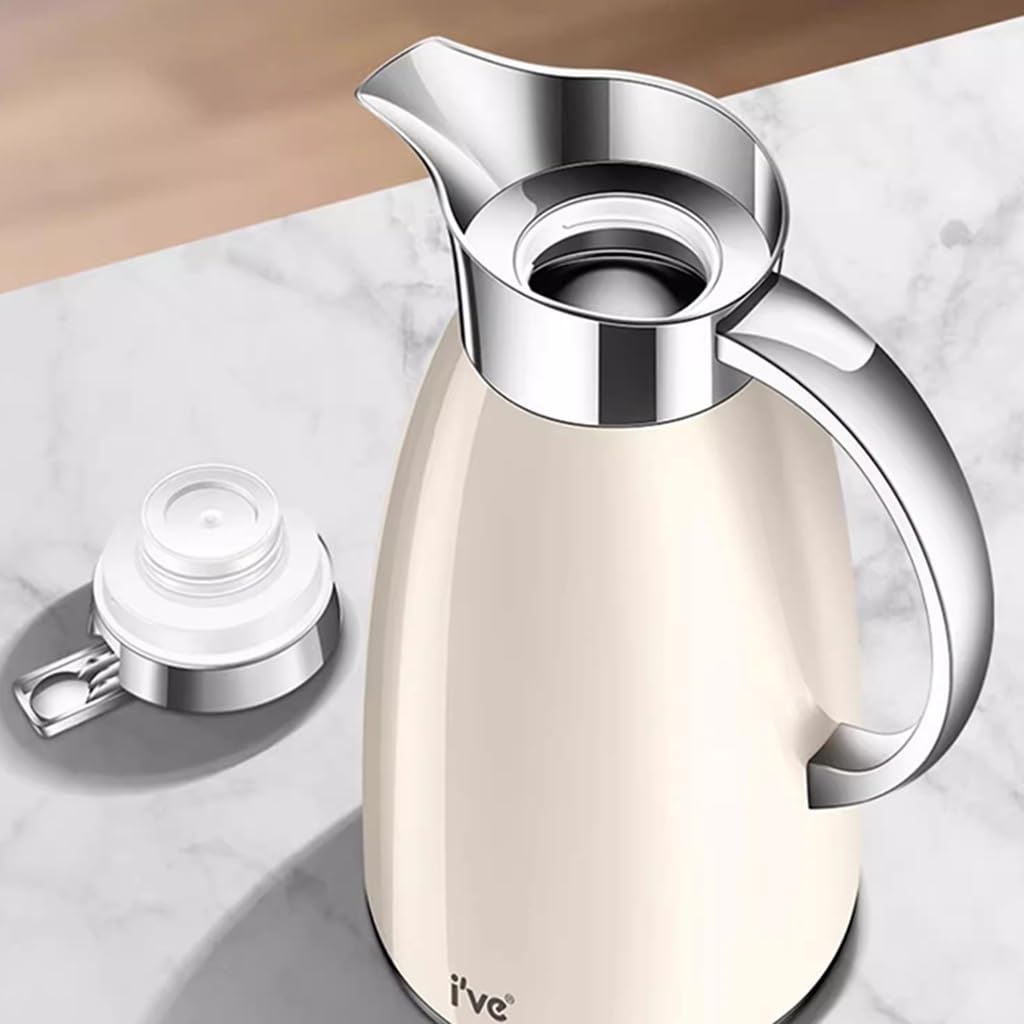Jarra de agua aislada al vacío – Dispensador de café y bebidas de doble pared de acero inoxidable