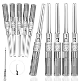 Yugui 16G Catheter Piercing Needles,IV Catheter Hollow Needles for Ear Nose Septum Belly Button Navel Eyebrow Nipple Lip Professional DIY Tool Supplies for Beginners