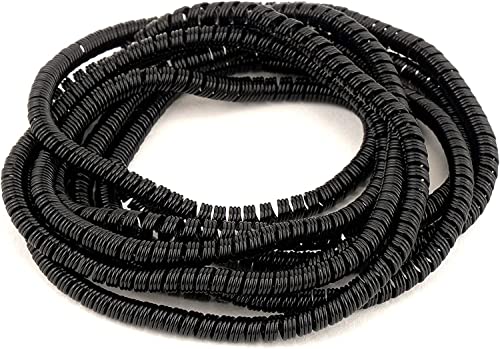 Şarj Aleti Kablosu Kablo Kordon Koruyucu Spiral Sarma Kılıf, Siyah