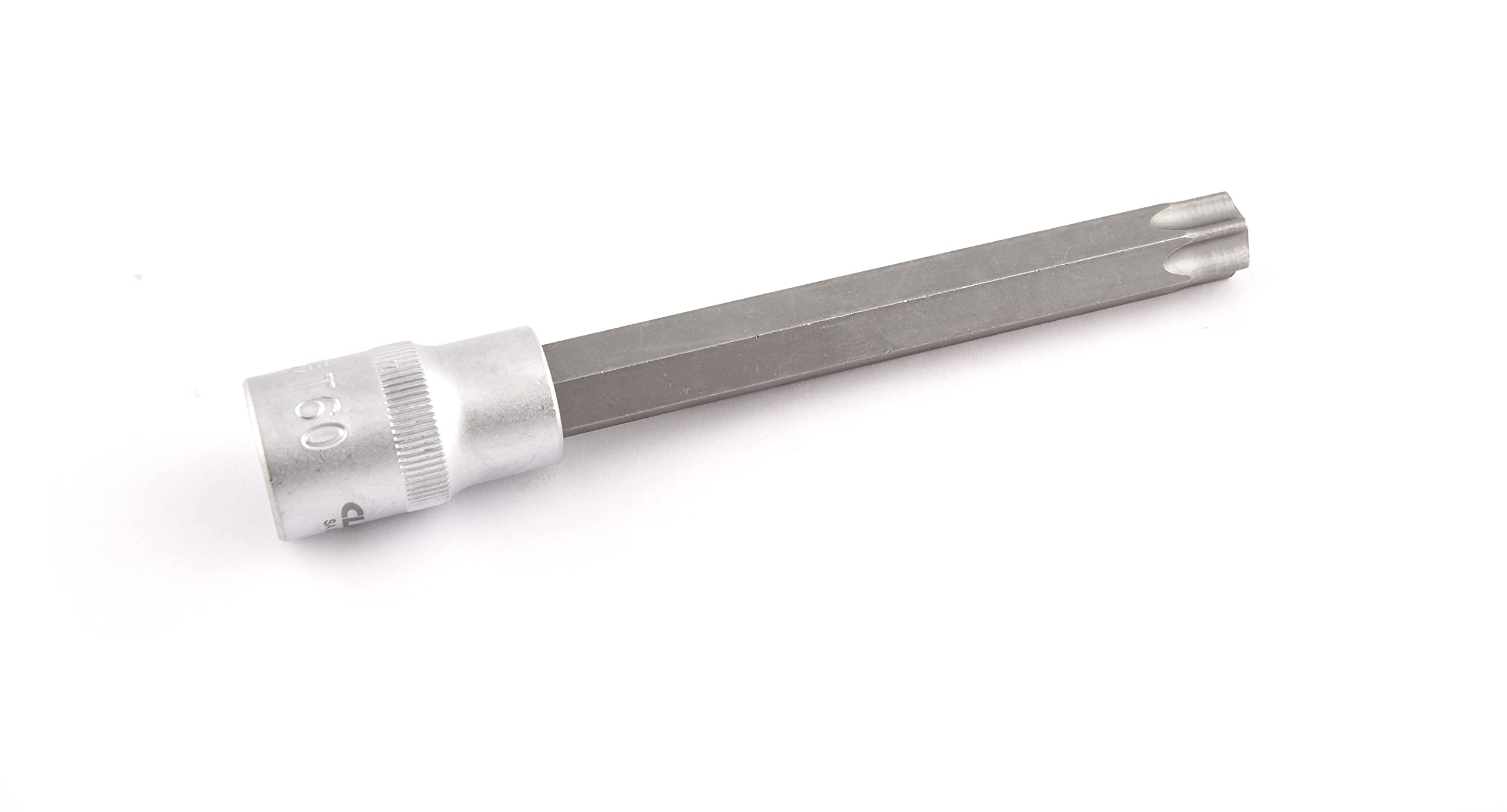 CLAS Equipements Torx Bit Socket T60 L.140 mm 1/2 Inch - SA 0287, Grey