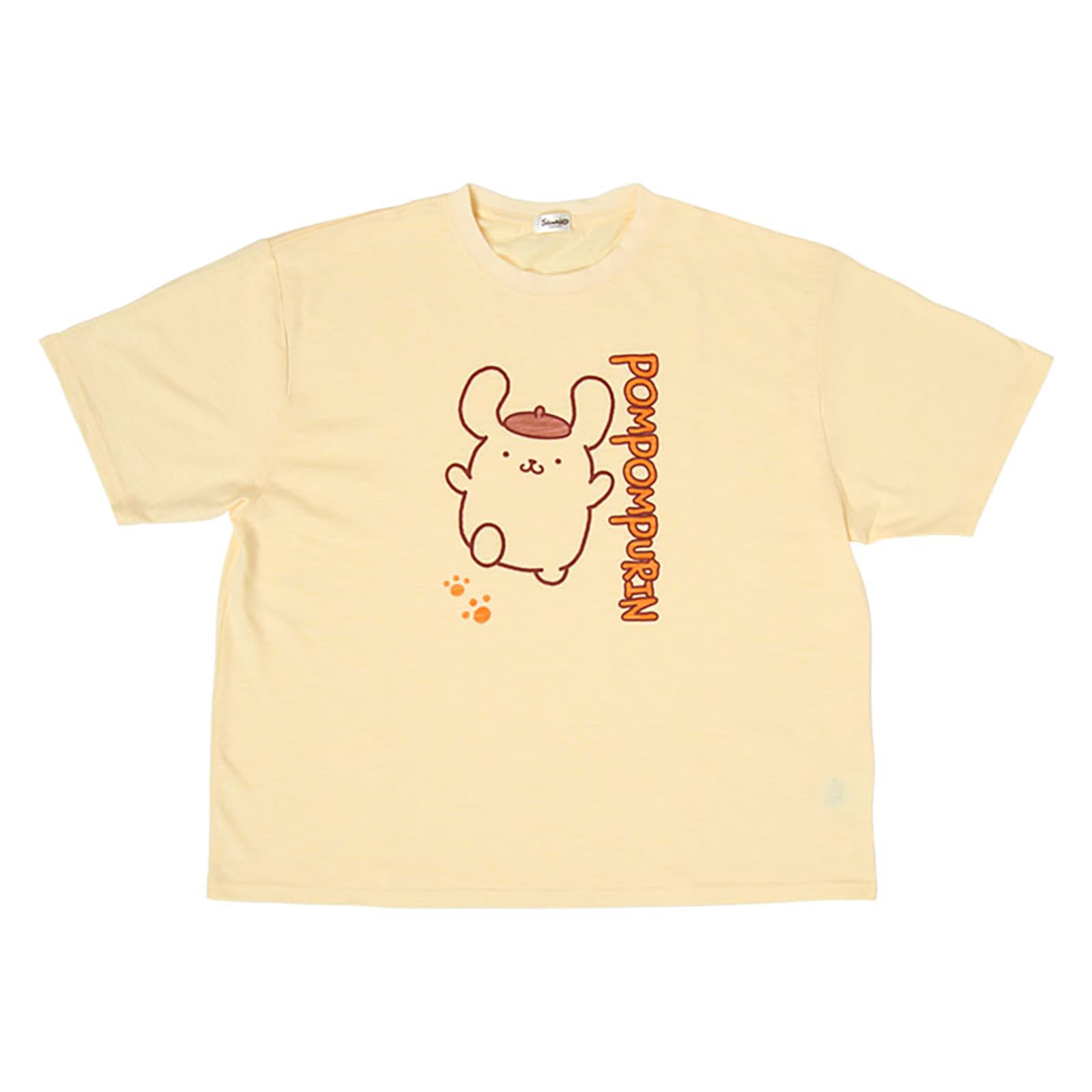 Amazon.co.jp: サンリオ(SANRIO) オーバーサイズTシャツ ポムポム