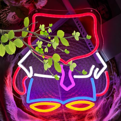 Image of Cartoon Neon Sign Game Anime Anger Neon Sign for Wall Decor, Dimmable Modern Acrylic LED Sign for Bedroom Game Room Kids Room Party Decor Gifts for Boy 5V Usb