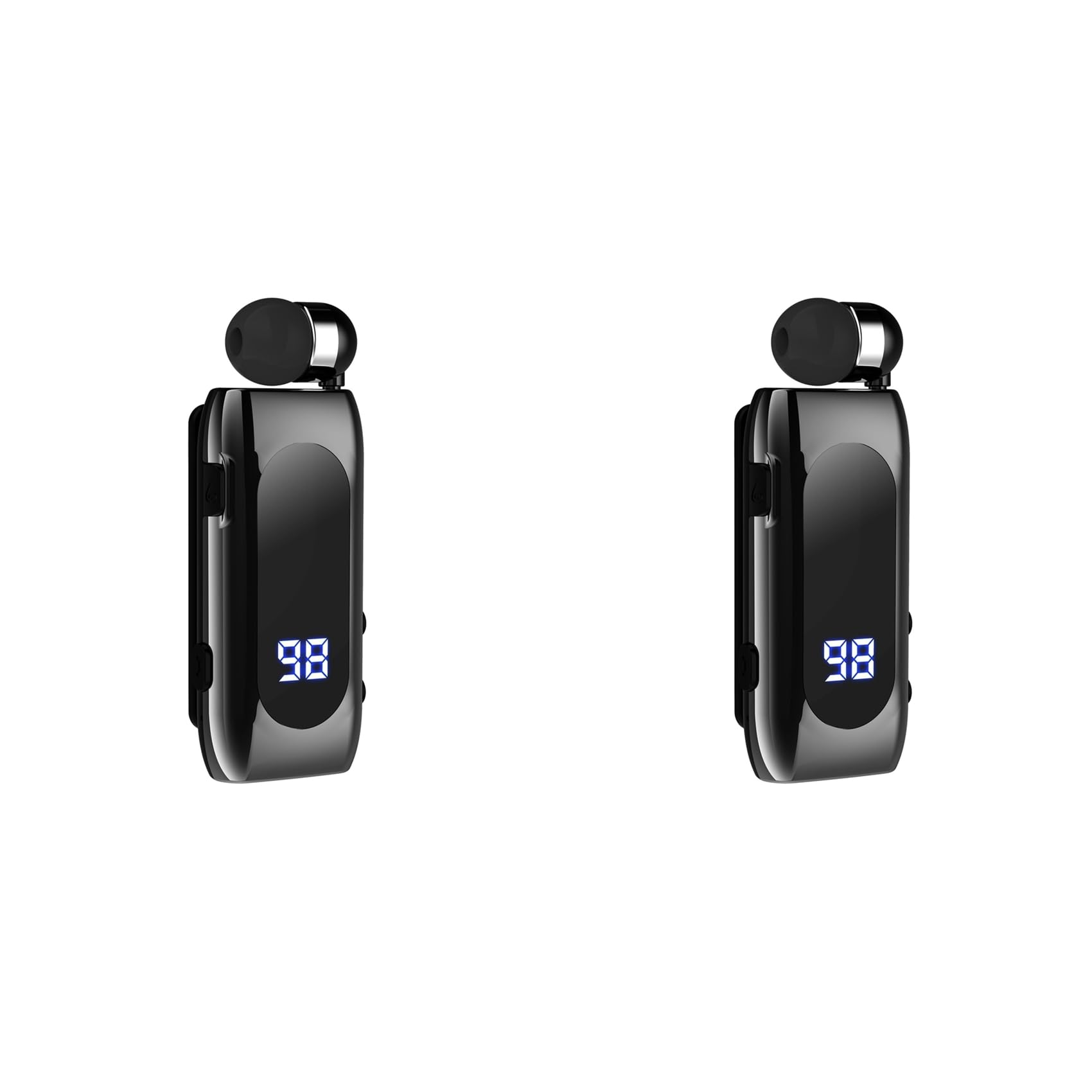Casque intra-auriculaire K55 Lavalier Bluetooth sans affichage numérique pack de 2