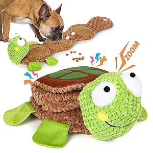 IOKHEIRA Interactive Dog Toy, Dog Toy, Squeaky, Foraging Instinct Training Dog Toy, Intelligence, Stress Relief, Boredom for Large, Medium and Small Dogs