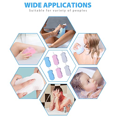 BENTFINE Spugna da Bagno 3D, 6 Pezzi Spugna Bagno