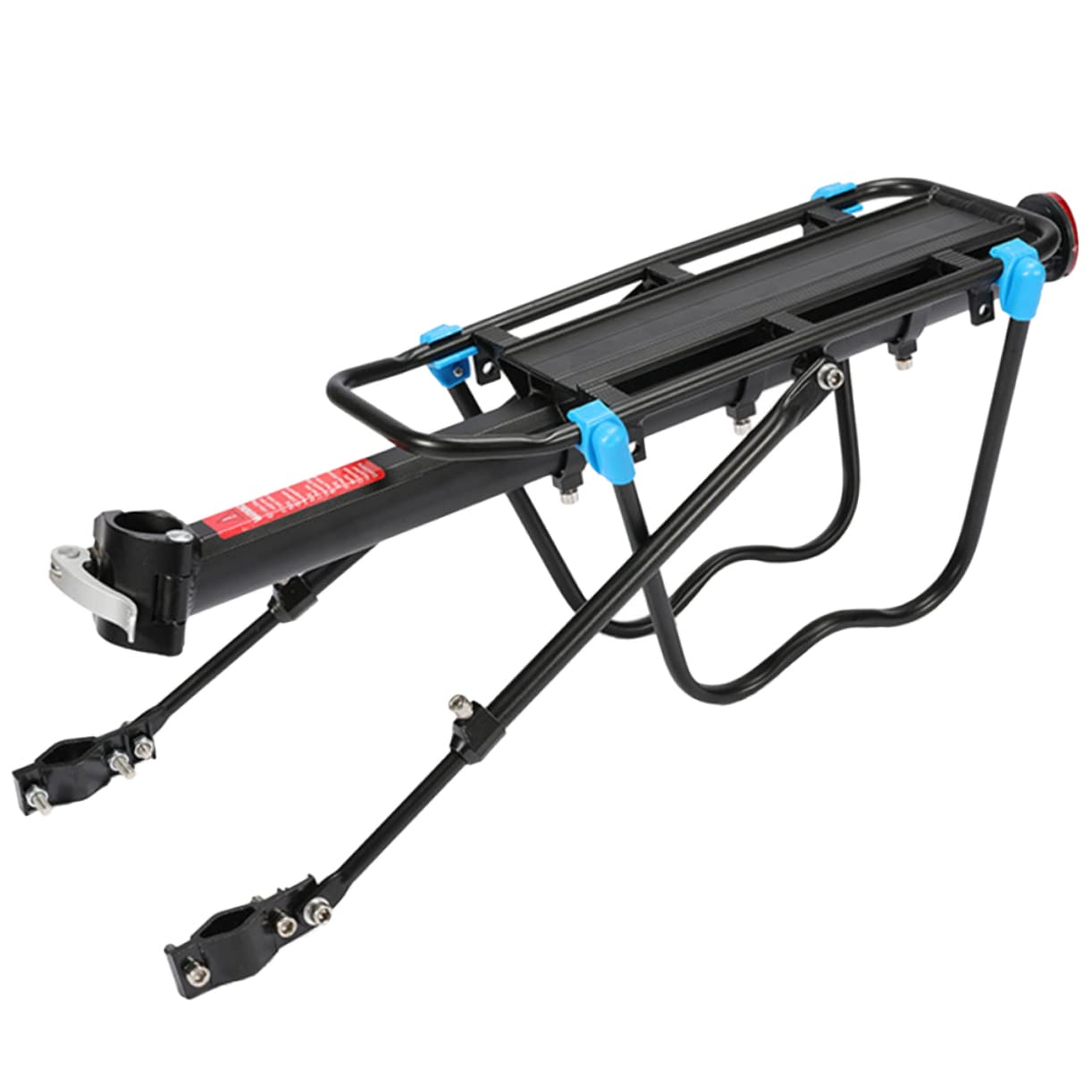 NAMOARLY Multi-Function Bike Carrier Rack for Back of Bike Easy Install Lightweight Perfect for Suitcases Backpacks Baskets